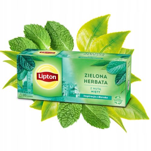 Zestaw Lipton Herbata zielona ekspresowa mix smaków 5x20 torebek + GRATIS na Arena.pl