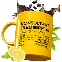 Złoty Kubek Premium Dla Konsultanta Prezent Z Nadrukiem Ze Zdjęciem