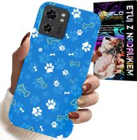 ETUI DO MOTOROLA EDGE 40 - ŁAPKI KOŚCI PIES PATROL WZORY DLA DZIECI