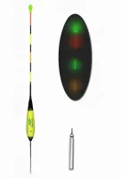 SPŁAWIK PRZELOTOWY ŚWIECĄCY WAGGLER LED 4g+BATERIA