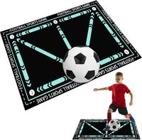 Mata do piłki nożnej treningowa 60x90 cm antypoślizgowa do dryblingu