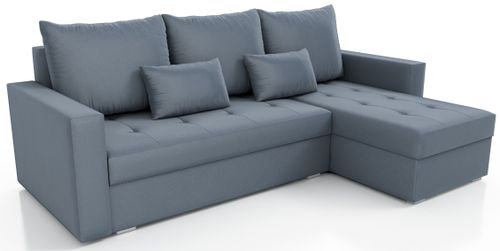 Rozkładany narożnik Focus pikowany z pojemnikiem na Arena.pl