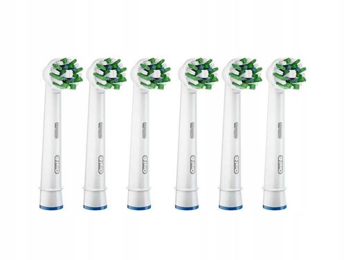 Końcówki do Szczoteczki Elektrycznej Oral-B Pro CrossAction 6pak Oryginalne na Arena.pl