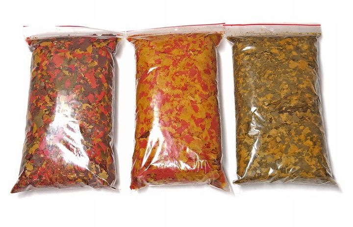 GLOPEX BASIC, EIGELB i VEGETAL MIX pokarm 3x1L zdjęcie 1