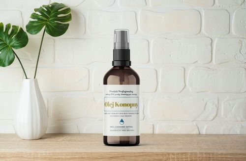 Olej KONOPNY nawilża działa przeciwzapalnie na skórę na Arena.pl