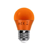 Żarówka LED G45 pomarańczowa E27 4W=30W Aigostar do przytulnego klimatu