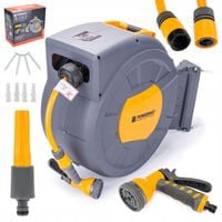 AUTOMATYCZNY BĘBEN ZWIJACZ WĄŻ OGRODOWY 1/2 35m, 2 LATA GWARANCJA