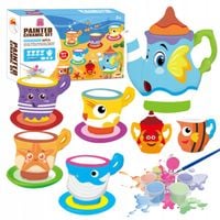 Morskie Zwierzątka zestaw do kawy herbaty do malowania PREZENT Dziewczynki