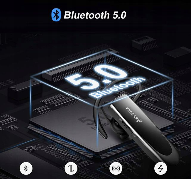 Feegar Słuchawka Bluetooth Do Telefon Apple Iphone zdjęcie 8