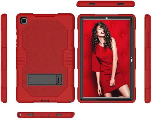 Etui do Samsung Galaxy Tab A7 10.4" Pancerne z Podstawką Czerwone na Arena.pl