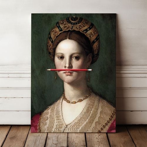 Obraz na płótnie czerwony ołówek 50x70 cm na Arena.pl