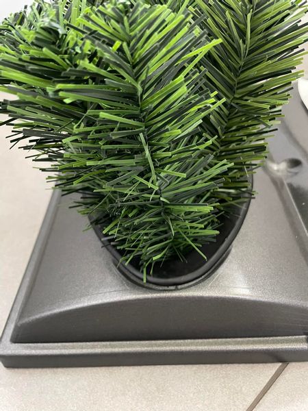 KSIĘGA na grób Podkład do stroików sztucznych Grafitowa z brokatem z doniczką zdjęcie 2