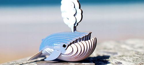 Wieloryb Płetwal Błękitny Eugy. Eko Układanka 3D na Arena.pl