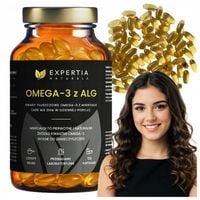 SUPLEMENT DIETY OMEGA 3 VEGAN EXPERTIA NATURALS CZYSTY SKŁAD 120 KAPSUŁEK
