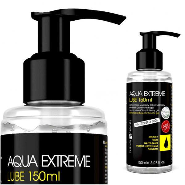 AQUA EXTREME LUBE GĘSTY WYDAJNY ŻEL LUBRYKANT NA DŁUGOTRWAŁE NAWILŻENIE 150 zdjęcie 1