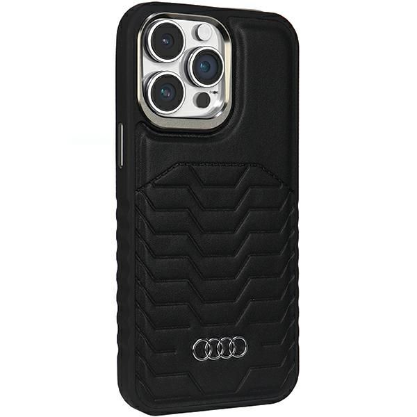 Etui Audi do iPhone 15 Pro, Czarny, MagSafe zdjęcie 6