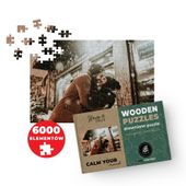 FOTO PUZZLE DREWNIANE z TWOJEGO ZDJĘCIA XXL 120cm x 85cm 6000 el.