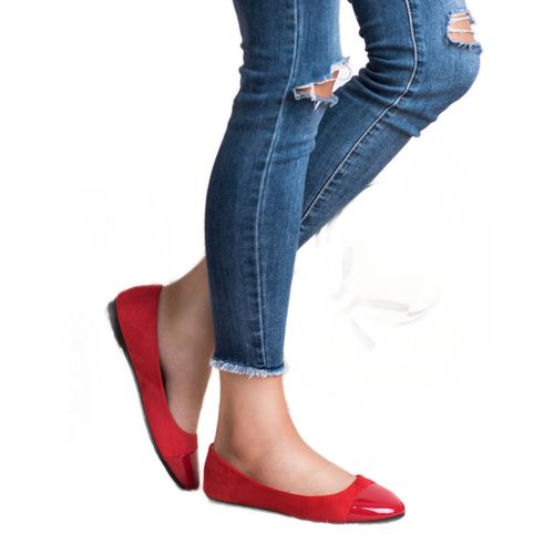 Modne Czerwone Balerinki r.37 na Arena.pl
