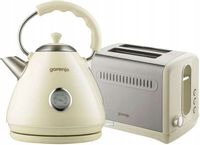 Zestaw Gorenje Toster T1100CLI 1100W +Czajnik elektryczny K17CLI 1.7L 2200W