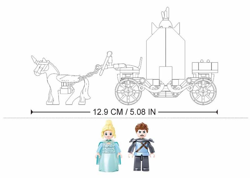 KLOCKI SLUBAN GD Kareta Elzy Kraina Lodu kompatybilne z LEGO zdjęcie 6