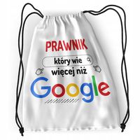 Plecak Dla Prawnika Sportowy Szkolny Worek Torba Z Nadrukiem Ze Zdjęciem