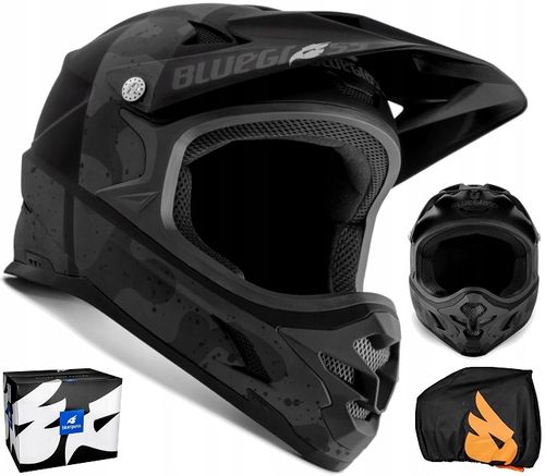 Kask BLUEGRASS INTOX FULL FACE M 56-58cm czarny na Arena.pl