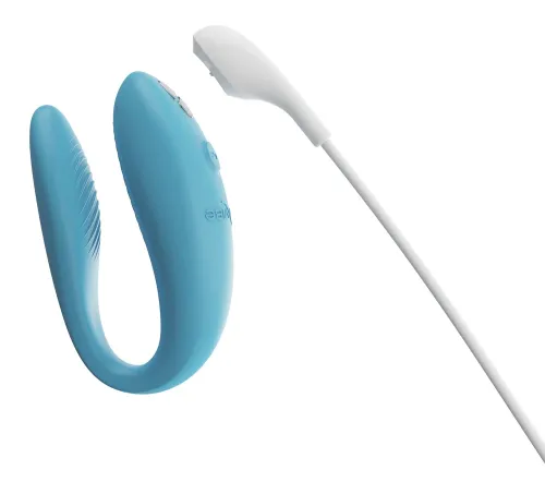 we-vibe sync go turquoise - intymny masażer par, bluetooth, silikon na Arena.pl