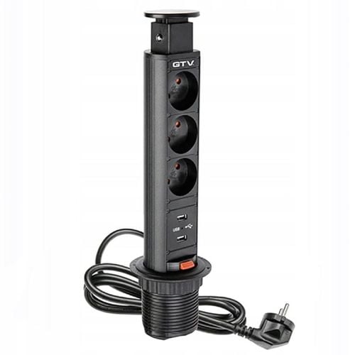 PRZEDŁUŻACZ GNIAZDO DO BIURKA GAMINGOWEGO 2XUSB na Arena.pl