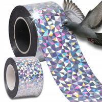 TAŚMA ODSTRASZAJĄCA PTAKI ODSTRASZACZ PTAKÓW ODBLASKOWA HOLOGRAM 80M