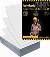 Ulotki A5 reklamowe firmowe 1000 szt projekt w cenie ARTYKUŁY BHP