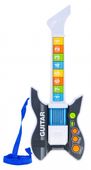 INTERAKTYWNA GITARA DLA DZIECI Z MIKROFONEM I ŚWIATŁEM