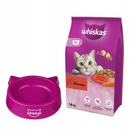 Whiskas Adult Sucha Karma Dla Kota Z Wołowiną 14kg + Miska Gratis