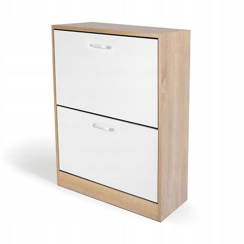 szafka na buty regał 2 komory obuwie komoda pojemna do przedpokoju regał na Arena.pl