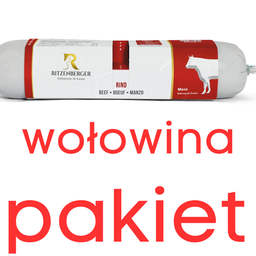 6x wołowina z twarogie karma mokra dla kota wrażliwy przewód pokarmowy na Arena.pl