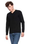MĘSKI SWETER MUSTANG Emil V Rolledge CAVIAR 1008639 4132 XL