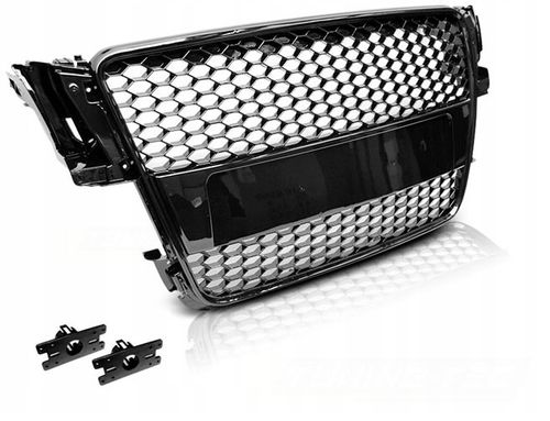 Grill ATRAPA AUDI A5 07-11 RS-Style CZARNY POŁYSK na Arena.pl