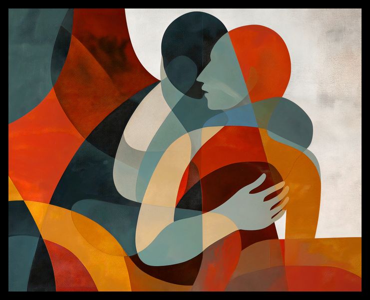 Plakat 50x40cm Objęcia zdjęcie 2