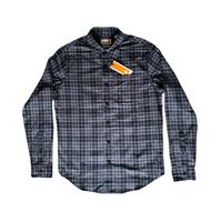Timberland Regular Fit Long Sleeve Checked Shirt / Bleu Gris XXL