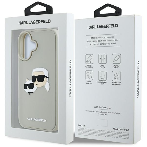 Etui Karl Lagerfeld do iPhone 16, Beżowy zdjęcie 8