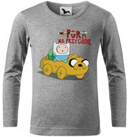 Koszulka z długim rękawem - Pora na Przygodę - Adventure Time