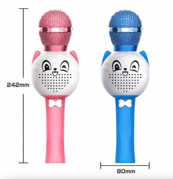 MIKROFON BEZPRZEWODOWY KARAOKE BLUETOOTH KOLORY zdjęcie 1