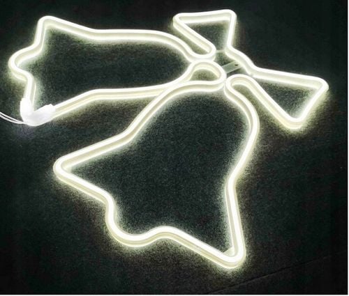 DUŻA OZDOBA ŚWIĄTECZNA NEON LED DZWONKI DZWONEK NEONOWY OŚWIETLENIE na Arena.pl