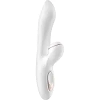 satisfyer pro g-spot rabbit rożowy - masażer dwufunkcyjny z falami