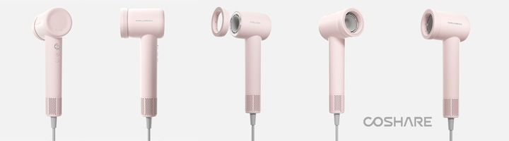 Mocna Suszarka do Włosów COSHARE EssenceRing SuperFlowSE Jonizacja 1300W zdjęcie 7