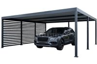 CarPort PREMIUM - wiata samochodowa 6x5  dodatkowa zabudowa TS1248