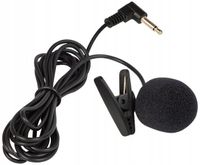 Mikrofon do radia samochodowego. Wtyk Jack 3,5mm. Klips