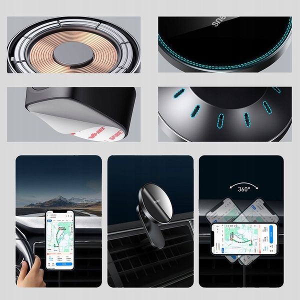 Uchwyt Indukcyjny MagSafe do Apple iPhone | 15W zdjęcie 8