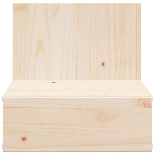 Stolik nocny Brązowy 42 x 32.5 x 40 cm Lite drewno sosnowe na Arena.pl