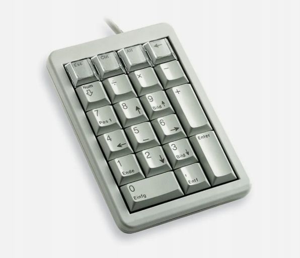 CHERRY TAS Keypad G84-4700 Corded DE-Layout hellgrau zdjęcie 2