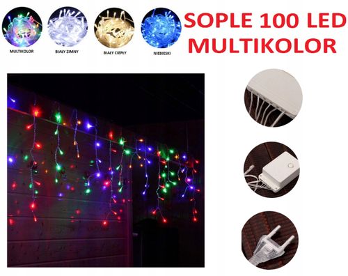 2x SOPLE 100 LED LAMPKI CHOINKOWE MULTI na Arena.pl
